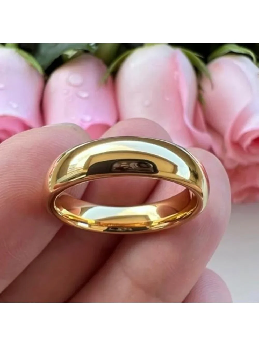 Stylish Tungsten Wedding Bands for Men & Women - Polished Comfort Fit Rings